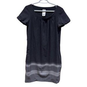 Weekend Max Mara black and grey ombre short sleeve dress size 6